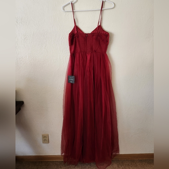 Lulus NWT Red Dress M - Picture 3 of 5